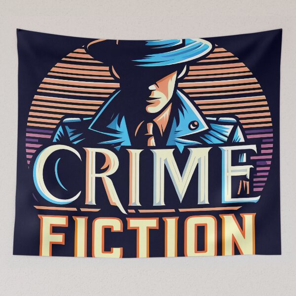 Item preview, Crime Fiction Addict, typography designed and sold by maxmaj.