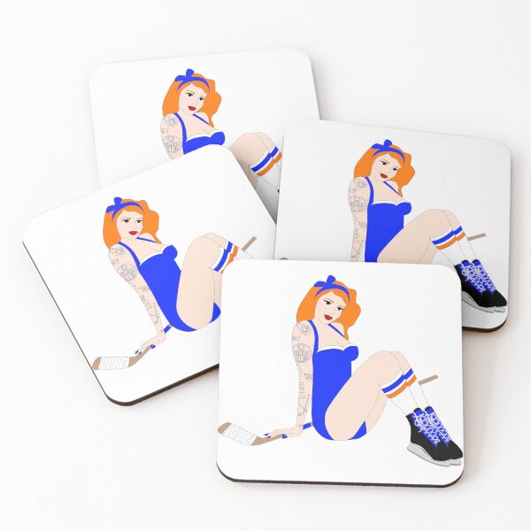 Item preview, Oilers Pinup designed and sold by Heather H Designs .