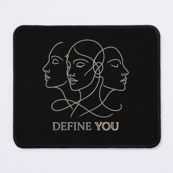 Item preview, Define You Minimalist Faces Poster designed and sold by MysticArtisan.