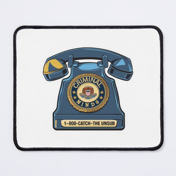 Item preview, 1-800-CATCH-THE-UNSUB CRIMINAL MINDS designed and sold by Capy's Creations | Pop culture & Nostalgia.