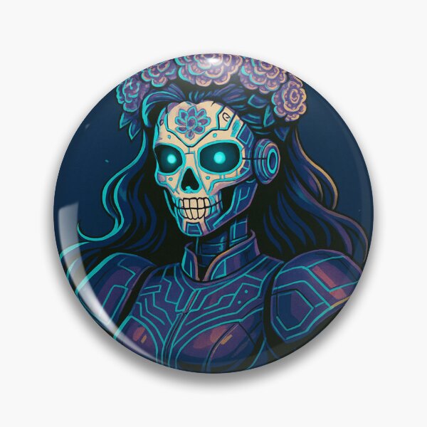 Item preview, Cybernetic Catrina Ancestral Future designed and sold by JonelleTshirts.