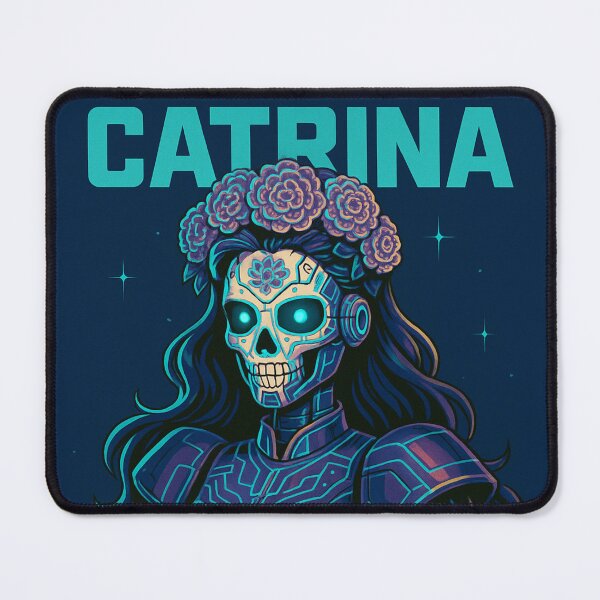 Item preview, Cybernetic Catrina Ancestral Future designed and sold by JonelleTshirts.