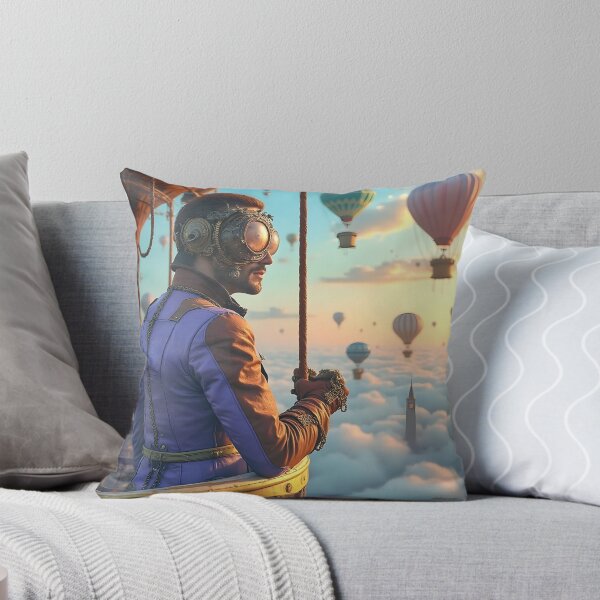 Item preview, Steampunk Air Balloon Fleet designed and sold by Patricia Howitt.