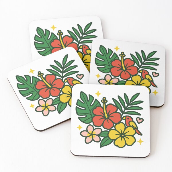 Item preview, Tropical Floral Parrot Illustration designed and sold by Cuckoo Parrot.