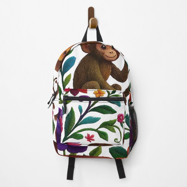Item preview, Mexico monkey embroidery art designed and sold by edleon.