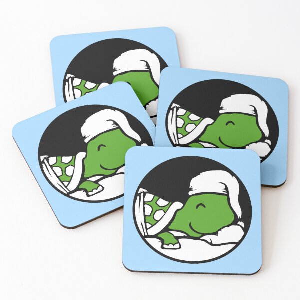 Item preview, Turtle Sleeping Hat Tired Bed Happy Good Night designed and sold by shirt-o-mat.