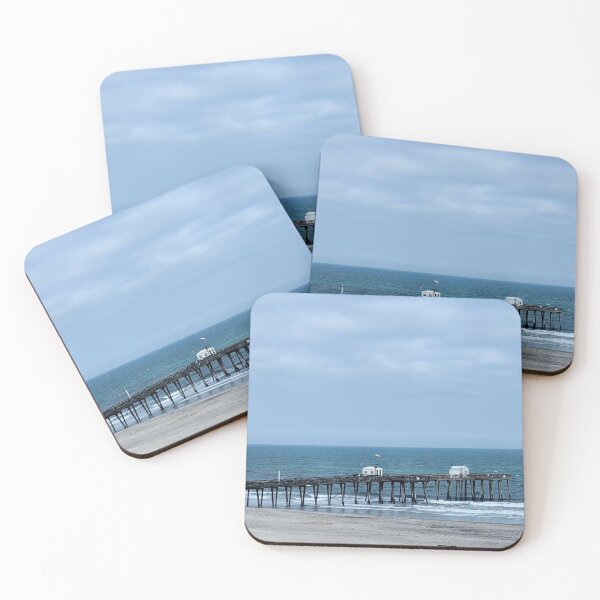 Item preview, Fishing pier at the Jersey shore photograph designed and sold by Raineylanes.