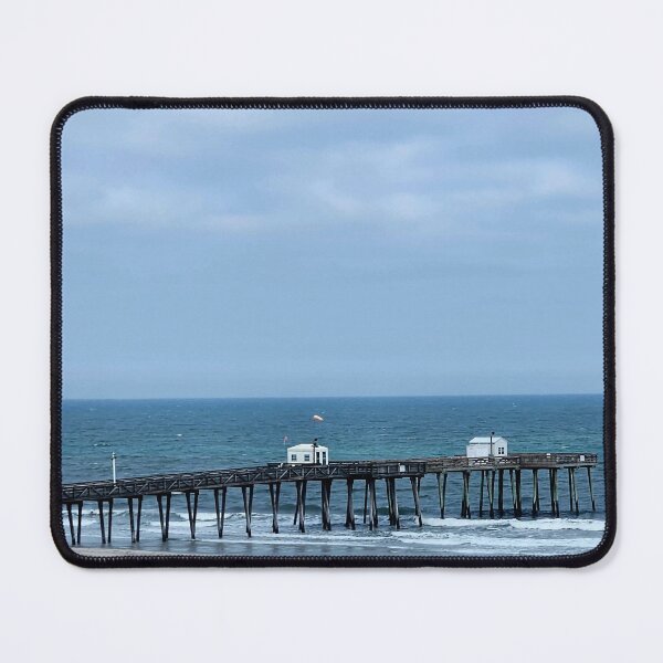 Item preview, Fishing pier at the Jersey shore photograph designed and sold by Raineylanes.