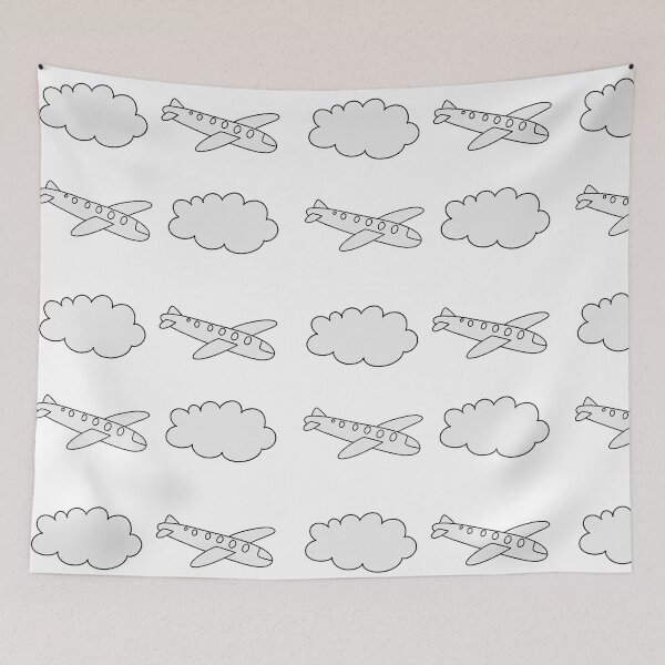 Item preview, Airplanes in the sky  designed and sold by leenababiker.