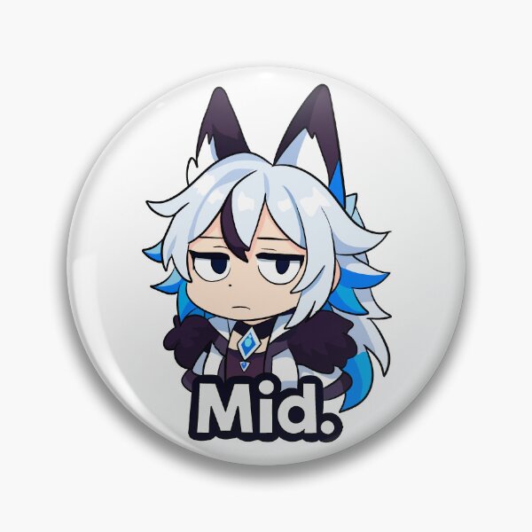 Item preview, Spica Mario Party Style Design "Mid." Sticker (Vtuber Party Series) designed and sold by Fresh Oshi Pressed.