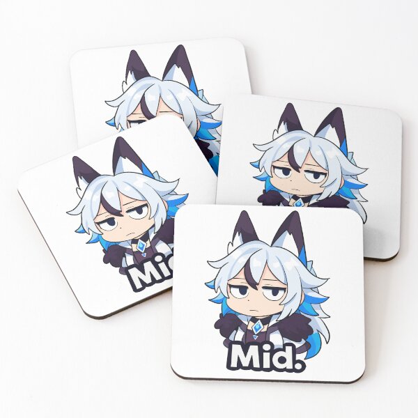 Item preview, Spica Mario Party Style Design "Mid." Sticker (Vtuber Party Series) designed and sold by Fresh Oshi Pressed.