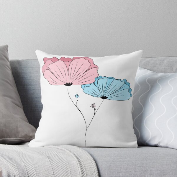 Item preview, Subtle Trans LGBTQ+ Pride Flag Flower designed and sold by spooniecentral.