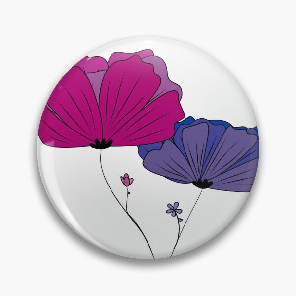 Item preview, Subtle Bisexual LGBTQ+ Pride Flag Flower designed and sold by spooniecentral.