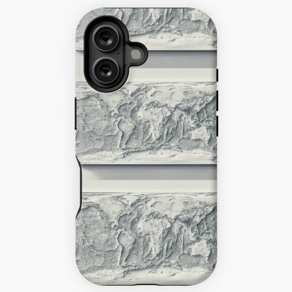 Item preview, Bathymetrical World Map with Shaded Relief Digitally Rendered designed and sold by ThinkAboutMaps.