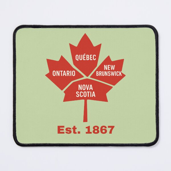 Item preview, Segmented Maple Leaf Provincial Graphic Canada Day  July 1 1867 designed and sold by Meandmyshop.