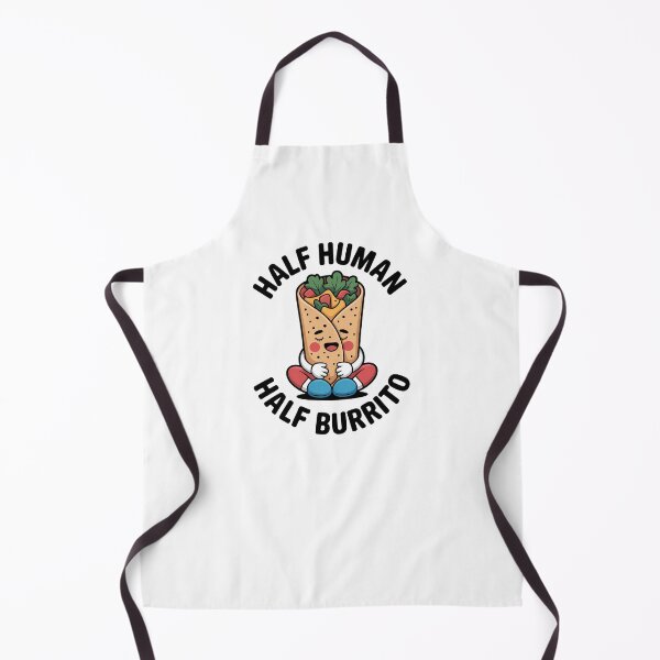 Item preview, Half Human Half Burrito – Cute Funny Burrito Lover Design designed and sold by ThatBBStore.