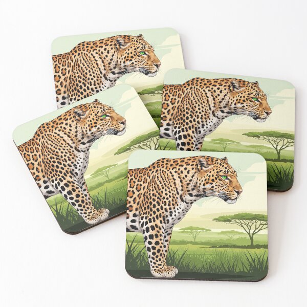 Item preview, Leopard on a safari designed and sold by leilazarus.