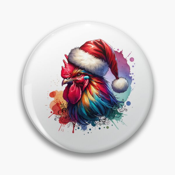 Item preview, Watercolor Rooster Christmas designed and sold by TheAnimalZ00.