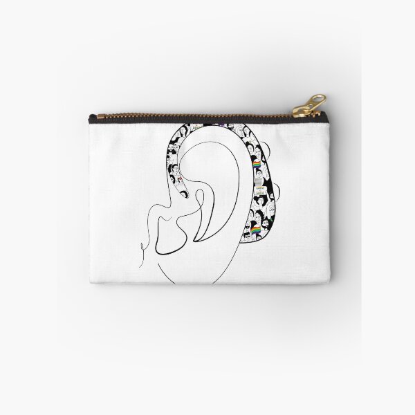 Item preview, Copy of Hearing Aid Line Art with Gold Constellations Illustration designed and sold by spooniecentral.