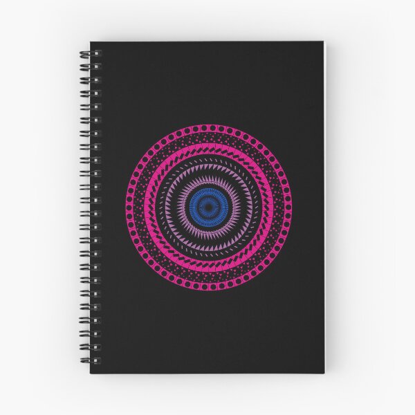 Aperçu de l'œuvre Mandala - Rose, bleu et violet créée et vendue par Gothalaxy.