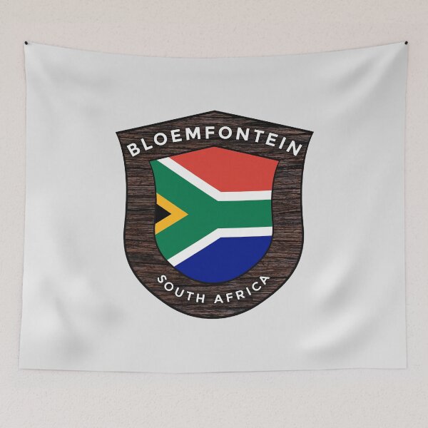 Item preview, Bloemfontein South Africa Emblem Flag designed and sold by World Designs.