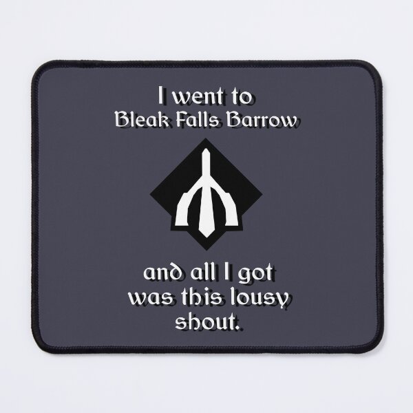 Item preview, Bleak Falls Barrow Lousy Shout: white text designed and sold by muskitt.