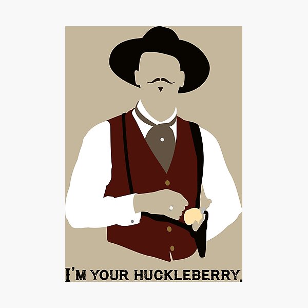 Item preview, Tombstone: I'm Your Huckleberry designed and sold by muskitt.