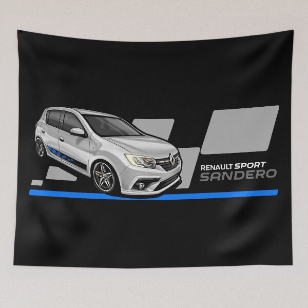 Item preview, Renault sandero sport white illustration | Dacia sandero  designed and sold by monsalve-autos.