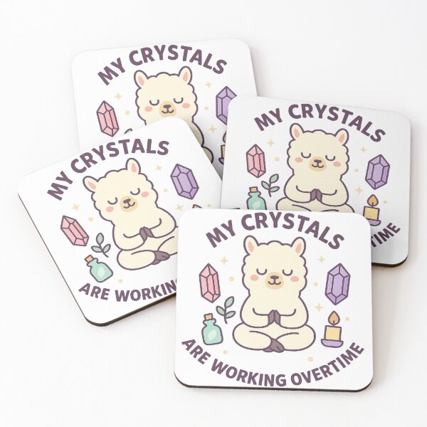 Item preview, Crystal Healing Llama  designed and sold by RestAndRage.