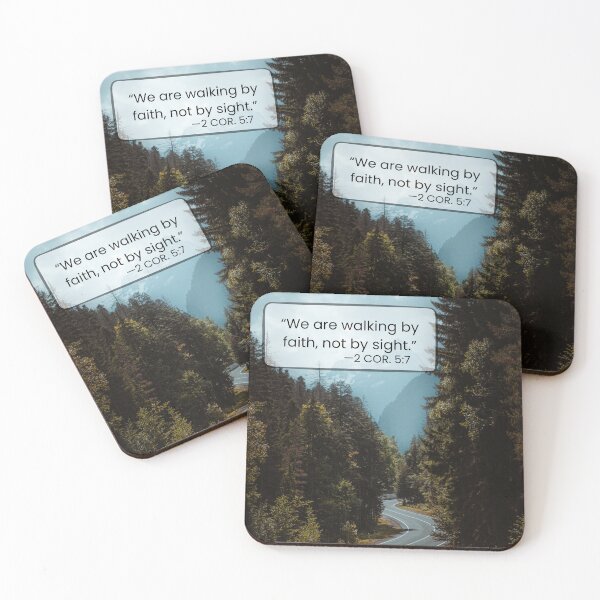 Item preview, “We are walking by faith, not by sight.”​—2 COR. 5:7. designed and sold by GiftableGems.