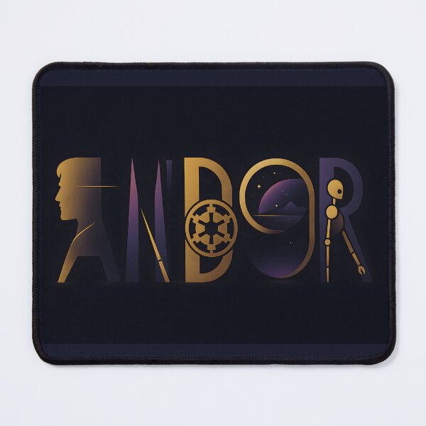 Item preview, Minimalist Art Deco "ANDOR" Typography Poster – Sci-Fi Star Wars Inspired designed and sold by MustHaveVibes.