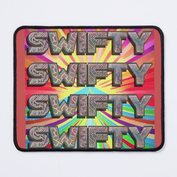 Item preview, Retro vibrant vintage colorful SWIFTY apparel  designed and sold by JumWow.