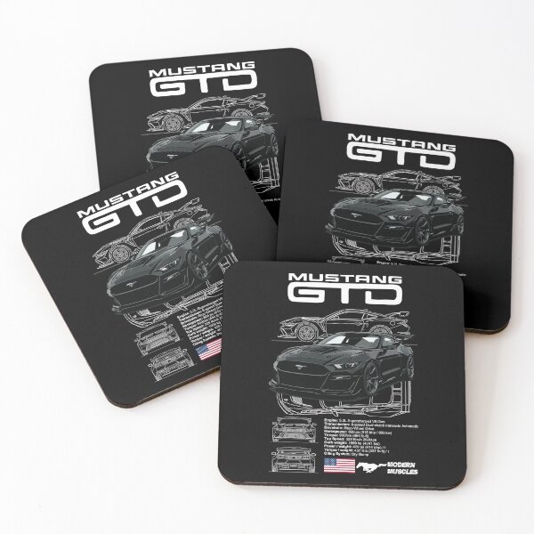 Item preview, Mustang GTD negro designed and sold by BronArtworks.