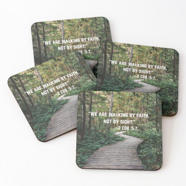 Item preview,  “We are walking by faith, not by sight.”​—2 COR. 5:7. designed and sold by GiftableGems.