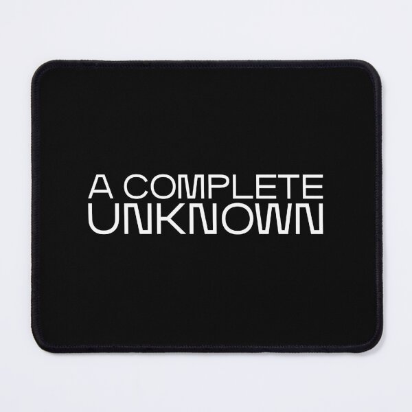 Item preview, A Complete Unknown – Monospaced Lyric-Inspired Statement in White designed and sold by didijuca.