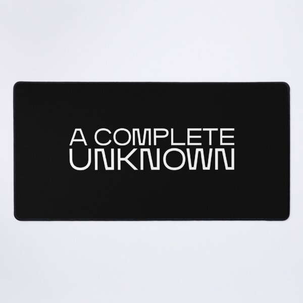 Item preview, A Complete Unknown – Monospaced Lyric-Inspired Statement in White designed and sold by didijuca.