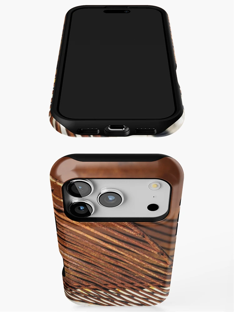 Thumbnail 3 of 4, iPhone Case, Rust Abstract designed and sold by Tracy Engle.