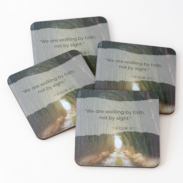Item preview, “We are walking by faith, not by sight.”​—2 COR. 5:7. designed and sold by GiftableGems.
