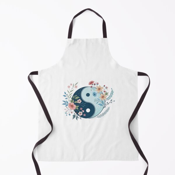 Item preview, Yin yang design with beautiful flowers. Perfect harmony  designed and sold by elkuni.