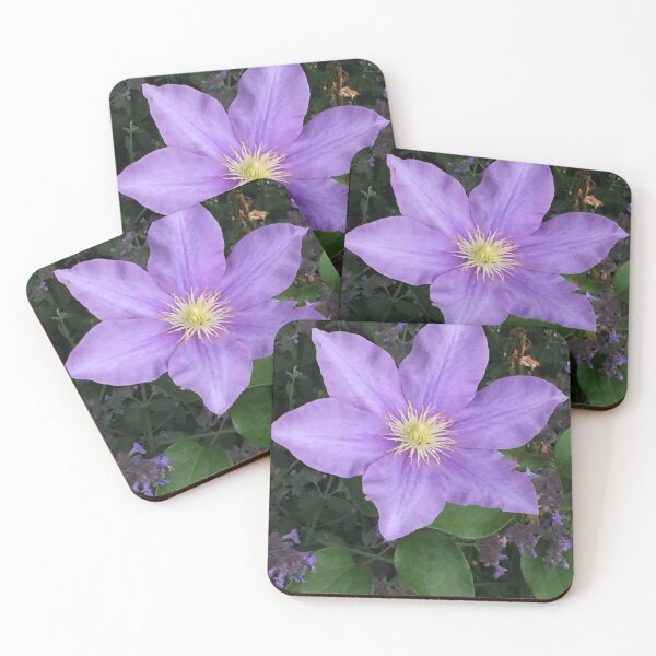 Item preview, Purple Clematis flower designed and sold by leilazarus.