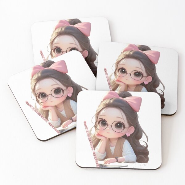 Item preview, Adorable Anime Girl Saying Good Morning designed and sold by  Tasmimly.