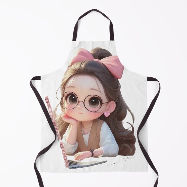 Item preview, Adorable Anime Girl Saying Good Morning designed and sold by Tasmimly.