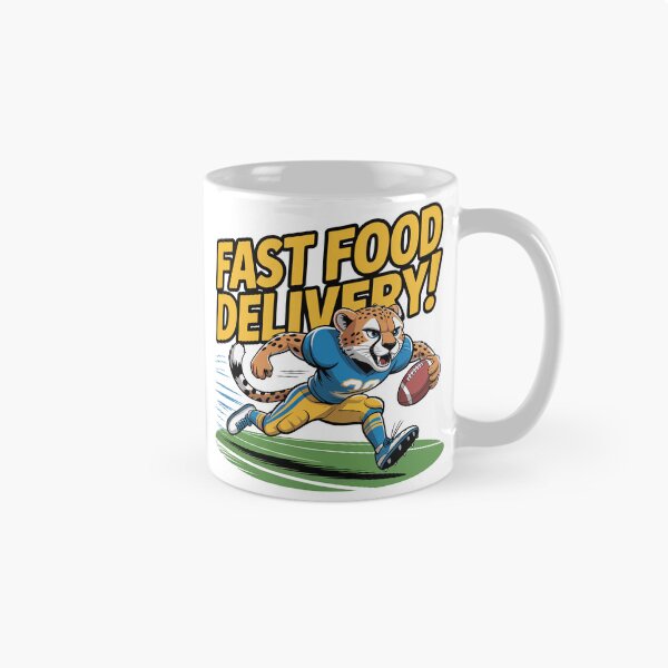 Item preview, Cheetah Football - Fast Food Delivery Sports Speed Design designed and sold by Pawtastic World.
