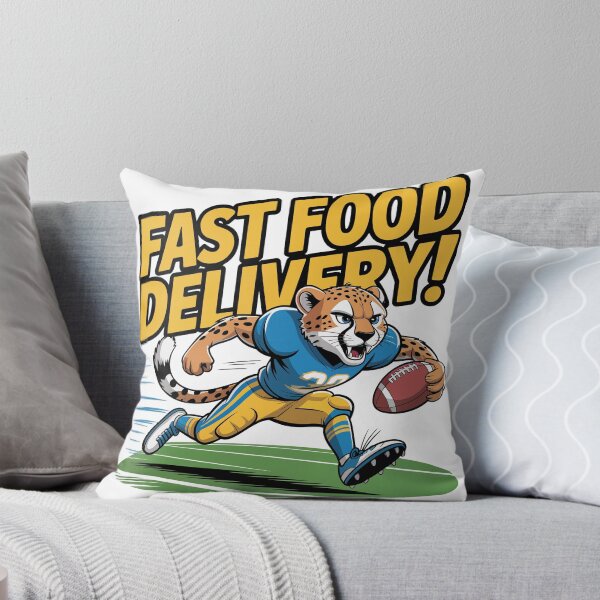 Item preview, Cheetah Football - Fast Food Delivery Sports Speed Design designed and sold by Pawtastic World.