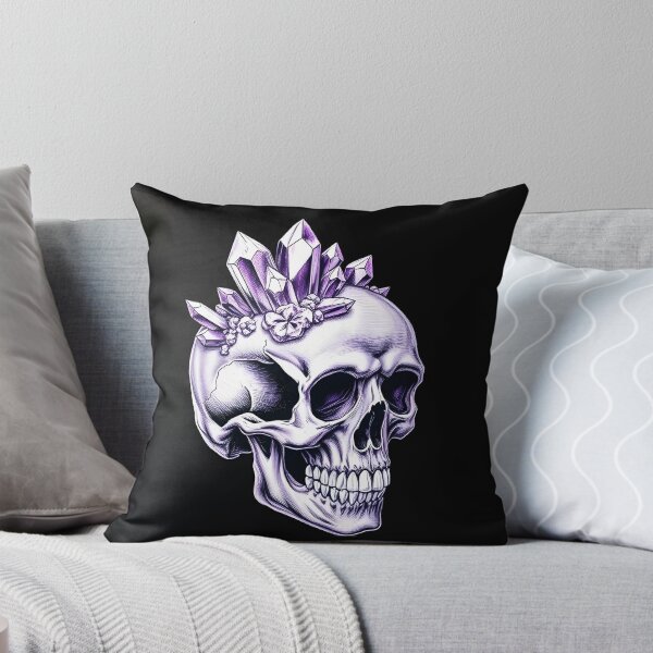 Item preview, Amethyst Skull T-Shirt designed and sold by Rune-Designs.