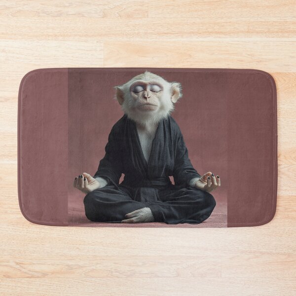 Item preview, Meditating Wise Old Skim Monkey designed and sold by peterlawrence13.