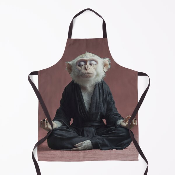 Item preview, Meditating Wise Old Skim Monkey designed and sold by peterlawrence13.