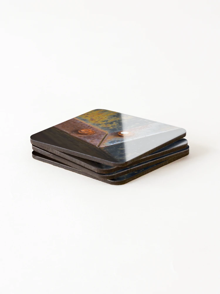 Thumbnail 4 of 5, Coasters (Set of 4), Corner Rust designed and sold by Tracy Engle.