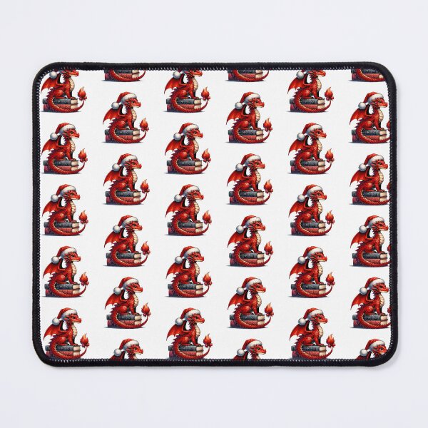 Item preview, Red Dragon Christmas And Books designed and sold by TheAnimalZ00.