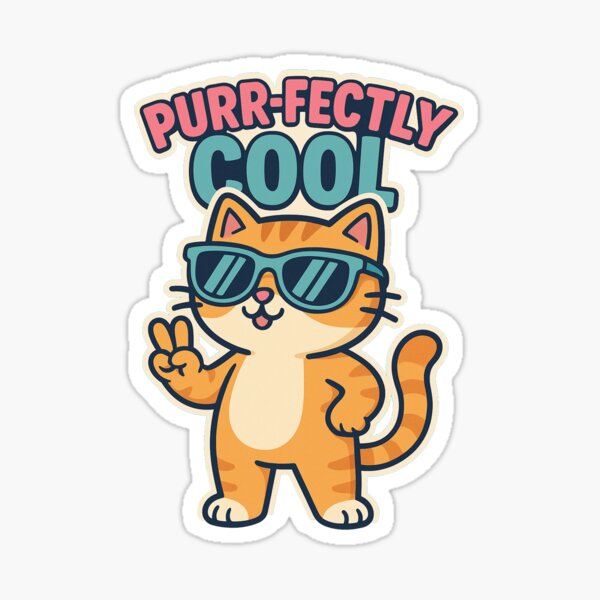 Item preview, Purr Fectly Cool designed and sold by Xhafi.